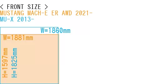 #MUSTANG MACH-E ER AWD 2021- + MU-X 2013-